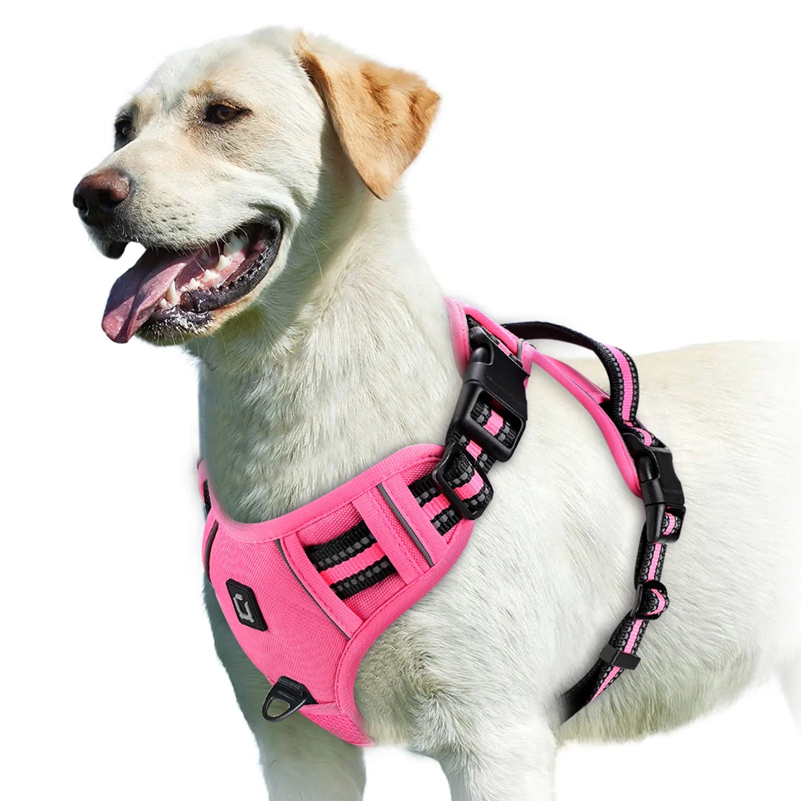 No-Pull Dog Harness - Soft Padded Reflective Vest with Control Handle
