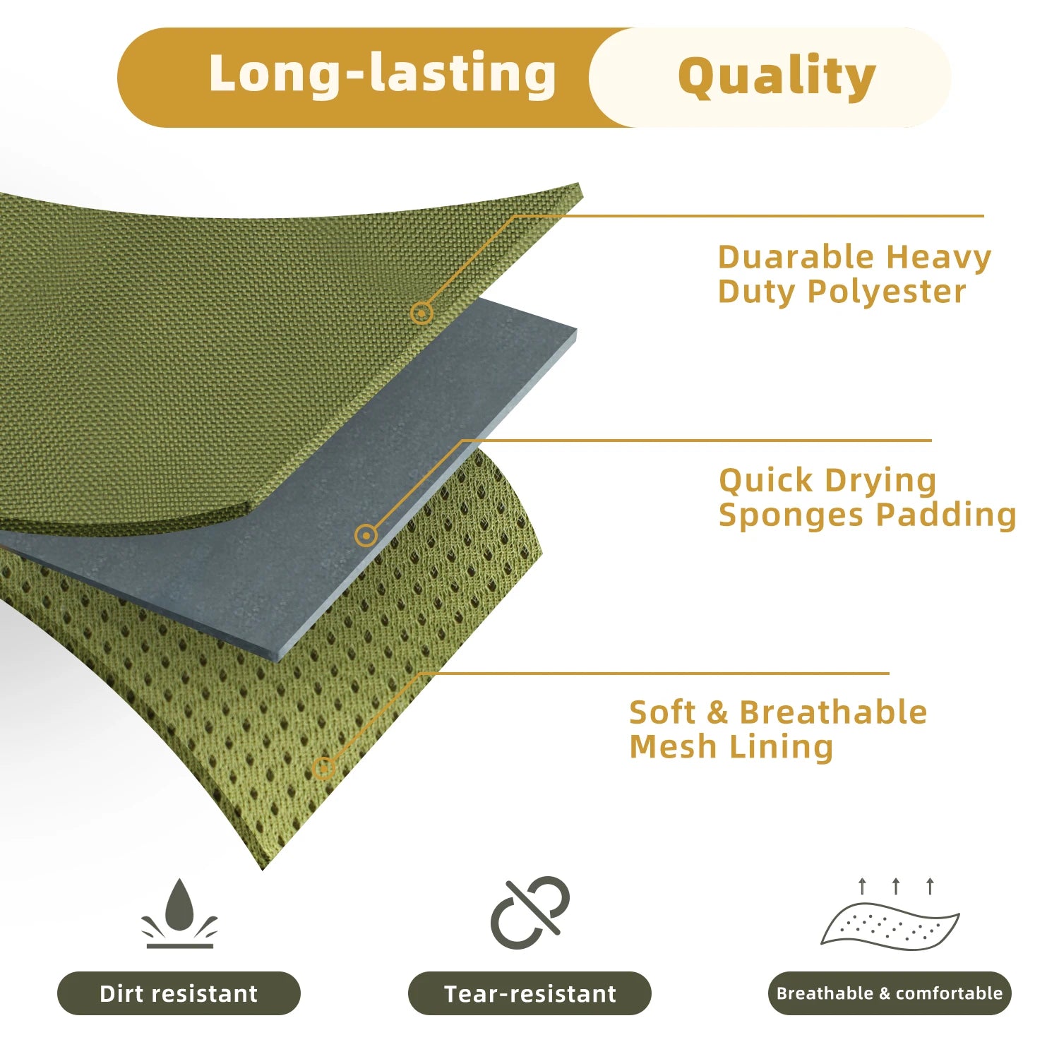 Tactical Dog Harness - No-Pull Adjustable MOLLE Vest with Handle