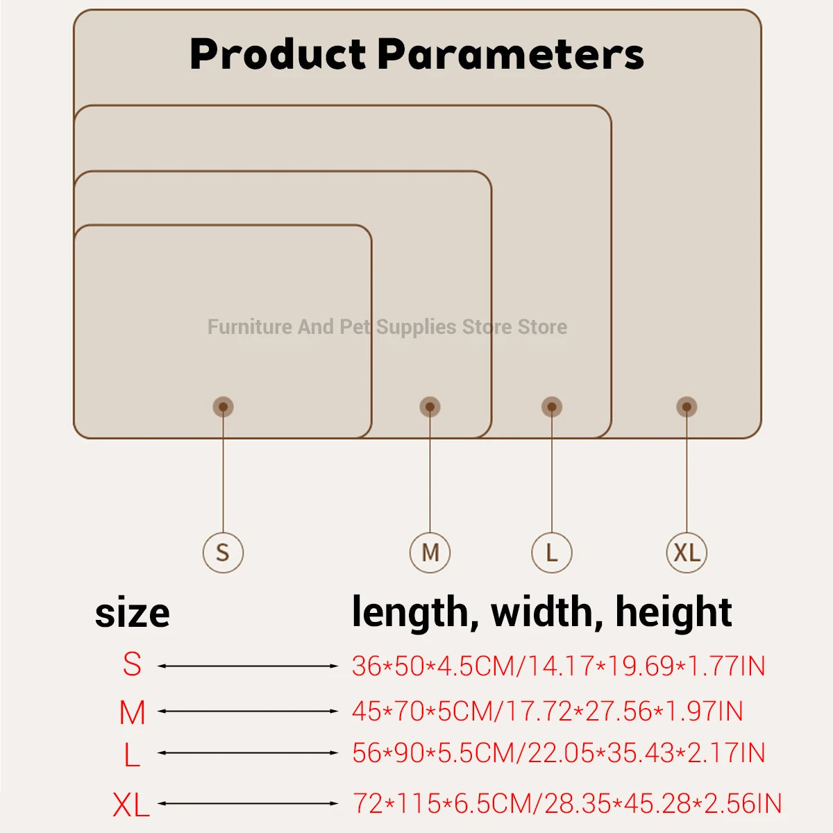 Self-Heating Pet Pad - Thermal Dog Crate Mat for Warmth & Comfort