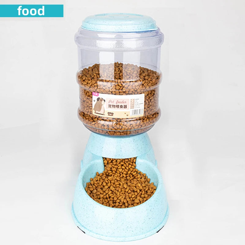 Automatic Pet Feeder Bowl - Large Capacity Water Dispenser for Dogs & Cats