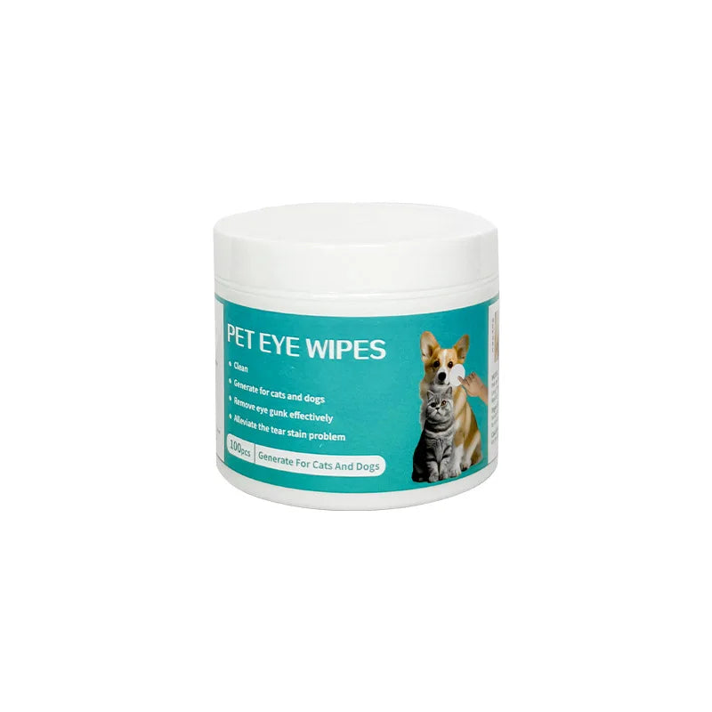 Pet Eye Wipes - Tear Stain Remover for Dogs & Cats