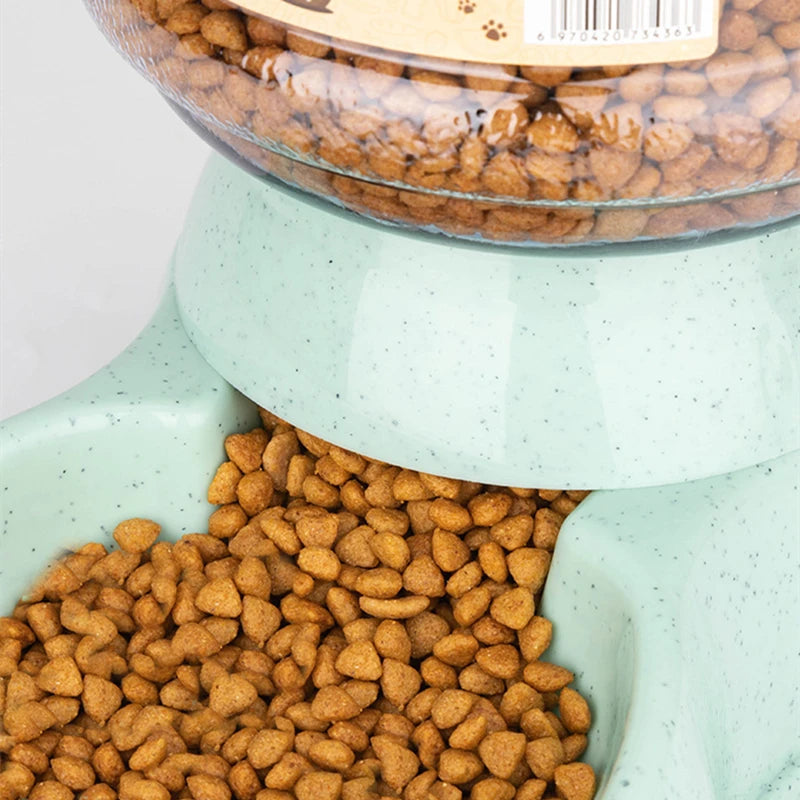 Automatic Pet Feeder Bowl - Large Capacity Water Dispenser for Dogs & Cats