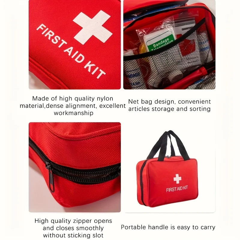 Portable First Aid Kit - Emergency Supplies for Outdoor Adventures