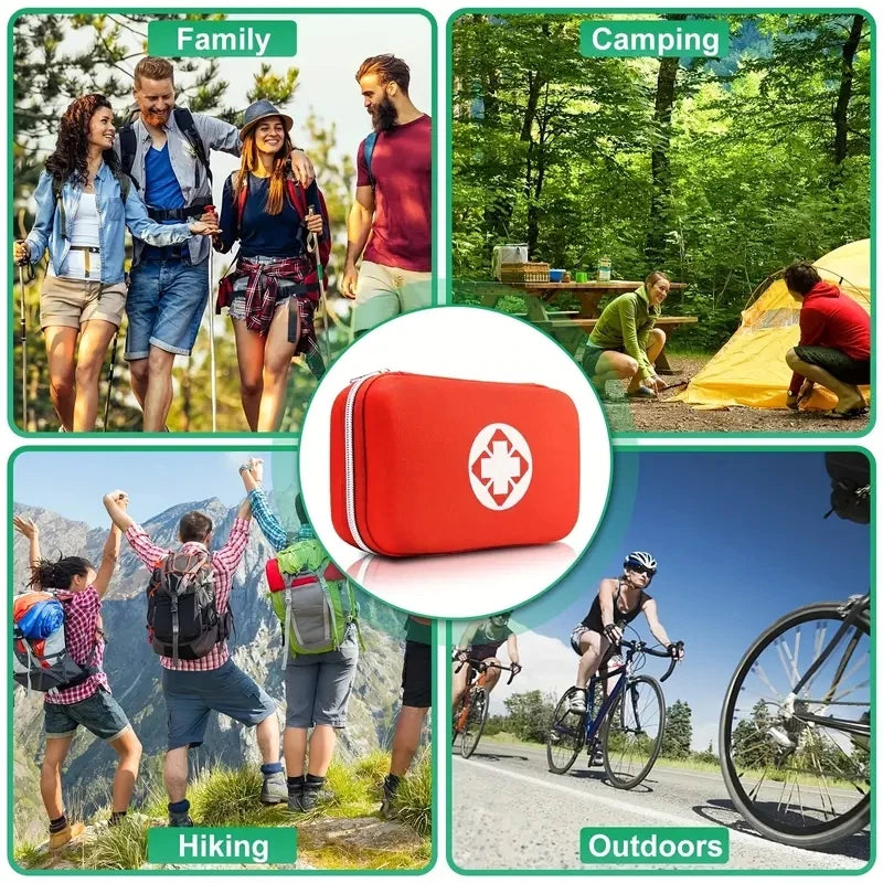 Portable First Aid Kit - Emergency Supplies for Outdoor Adventures