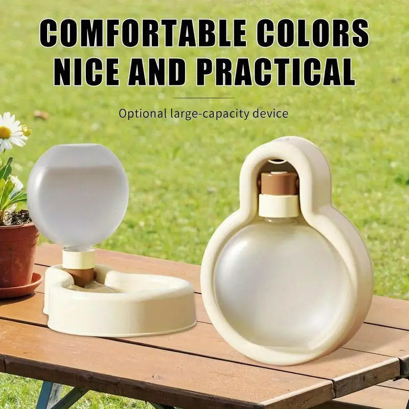 Portable Dog Water Bottle - Leak-Proof Travel Dispenser with Foldable Bowl