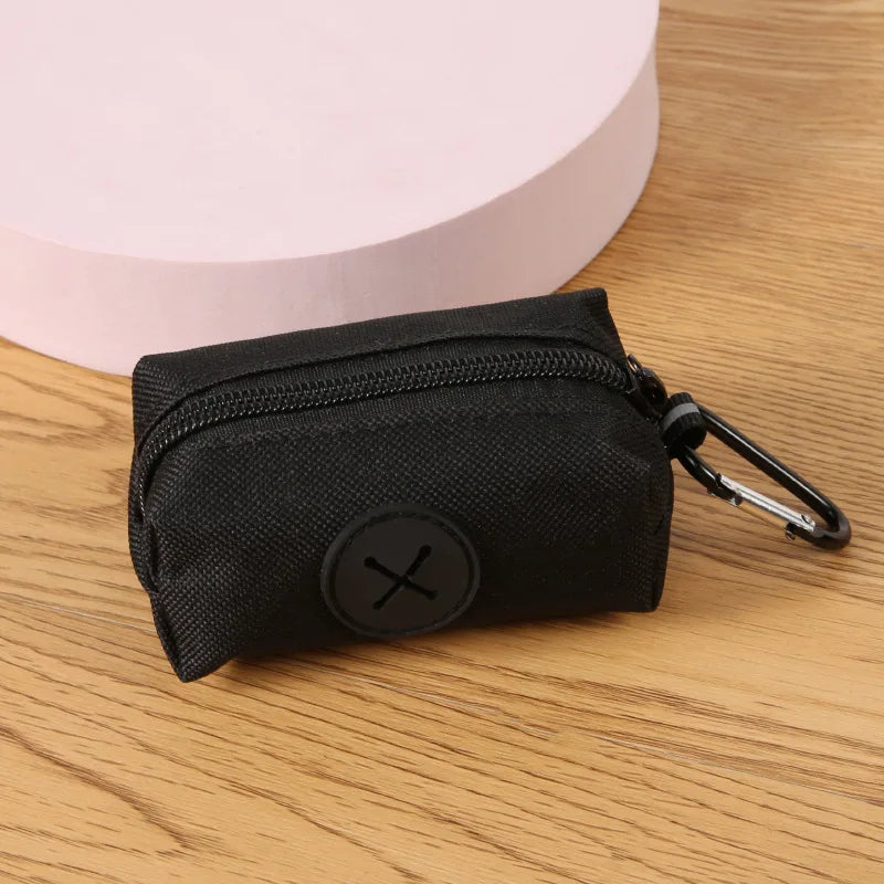 Dog Poop Bag Dispenser with Carabiner - Waste Bag Holder for Leash