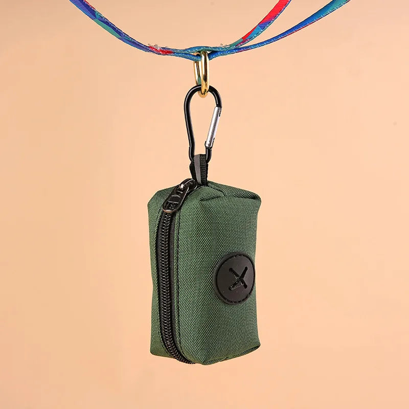 Dog Poop Bag Dispenser with Carabiner - Waste Bag Holder for Leash