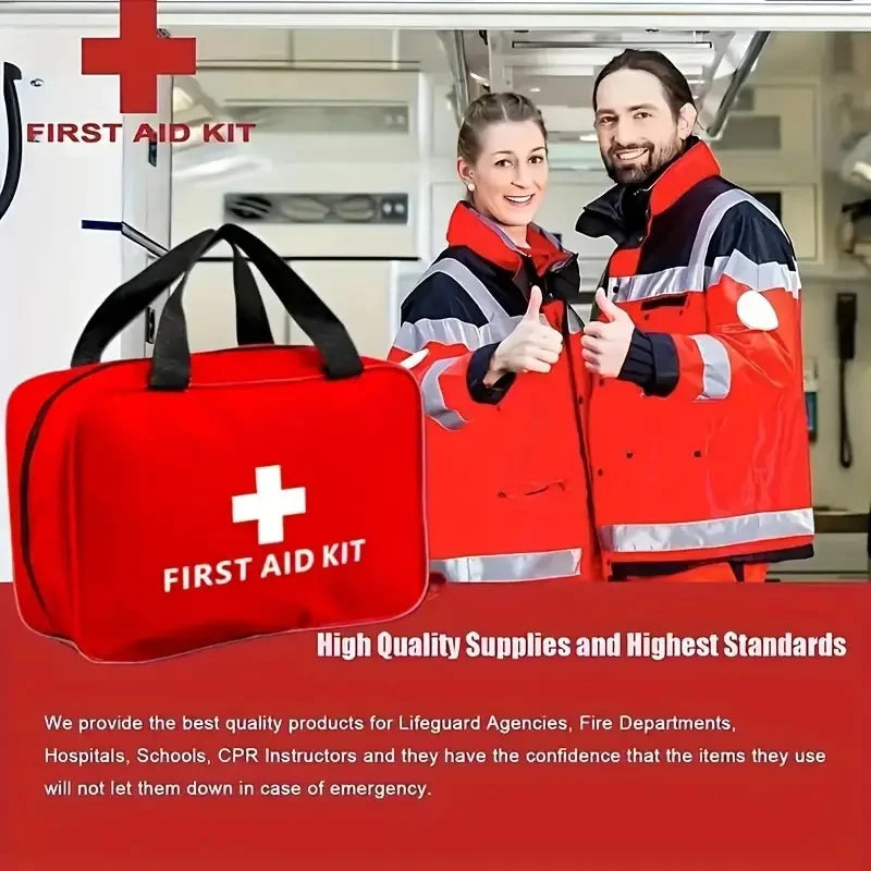 Portable First Aid Kit - Emergency Supplies for Outdoor Adventures