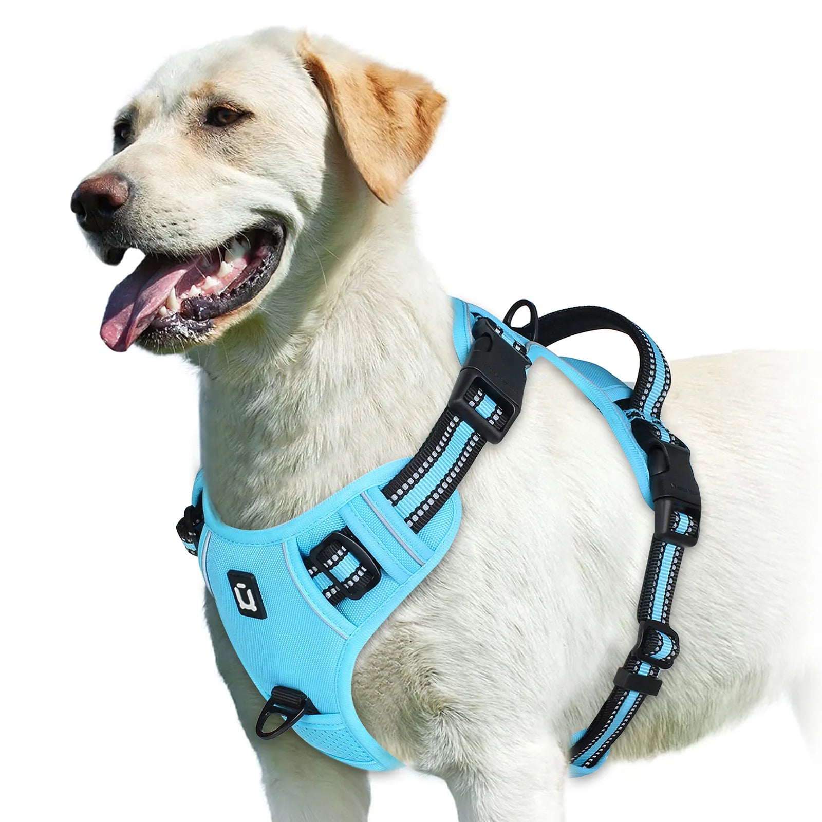 No-Pull Dog Harness - Soft Padded Reflective Vest with Control Handle