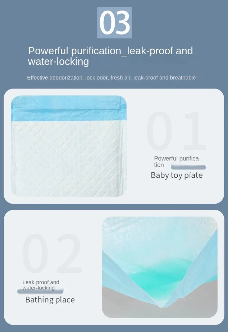 Pet Training Pads - Super Absorbent Disposable Puppy Pee Pads (20-100 Pack)