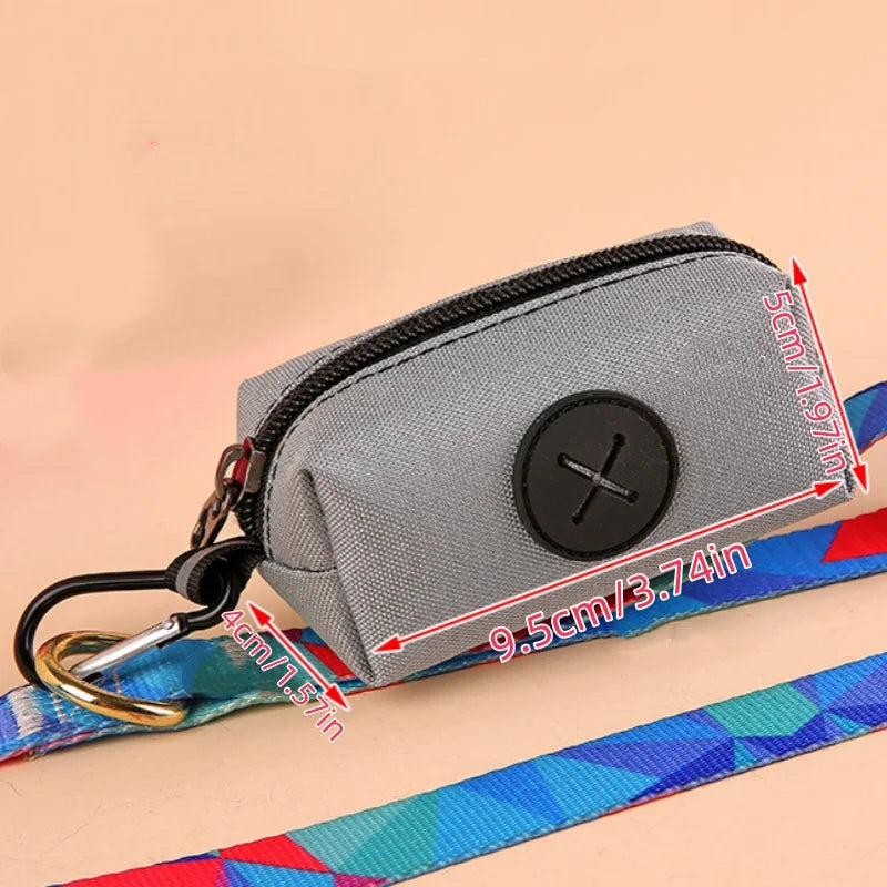 Dog Poop Bag Dispenser with Carabiner - Waste Bag Holder for Leash
