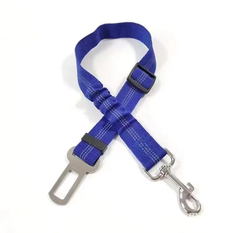 Dog Car Seat Belt - Adjustable Safety Harness with Elastic Bungee