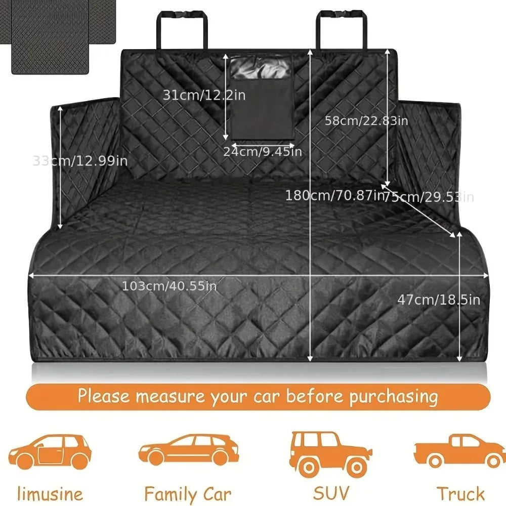 Waterproof Trunk Cargo Liner for Dogs - Heavy Duty Oxford Cloth Protector