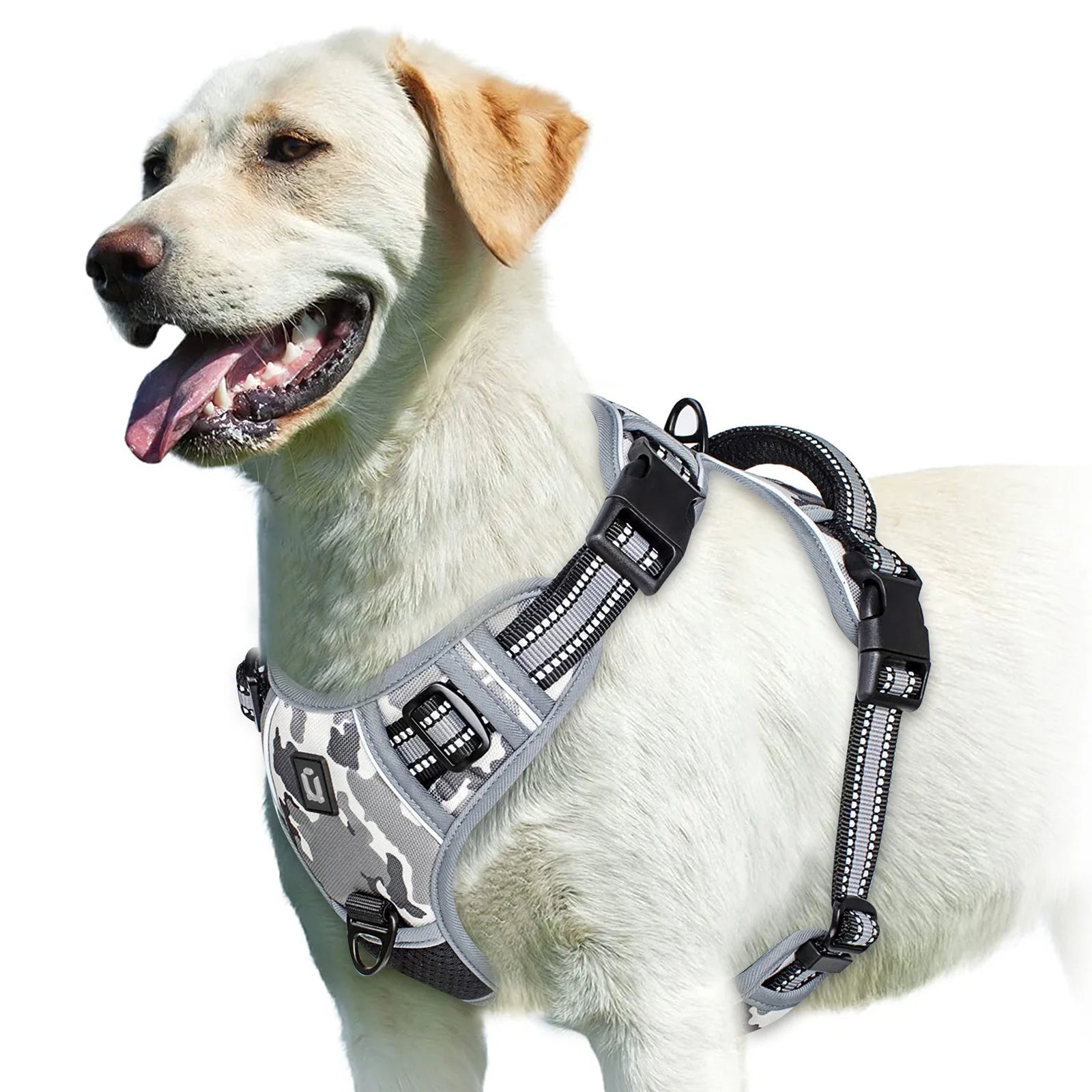 No-Pull Dog Harness - Soft Padded Reflective Vest with Control Handle