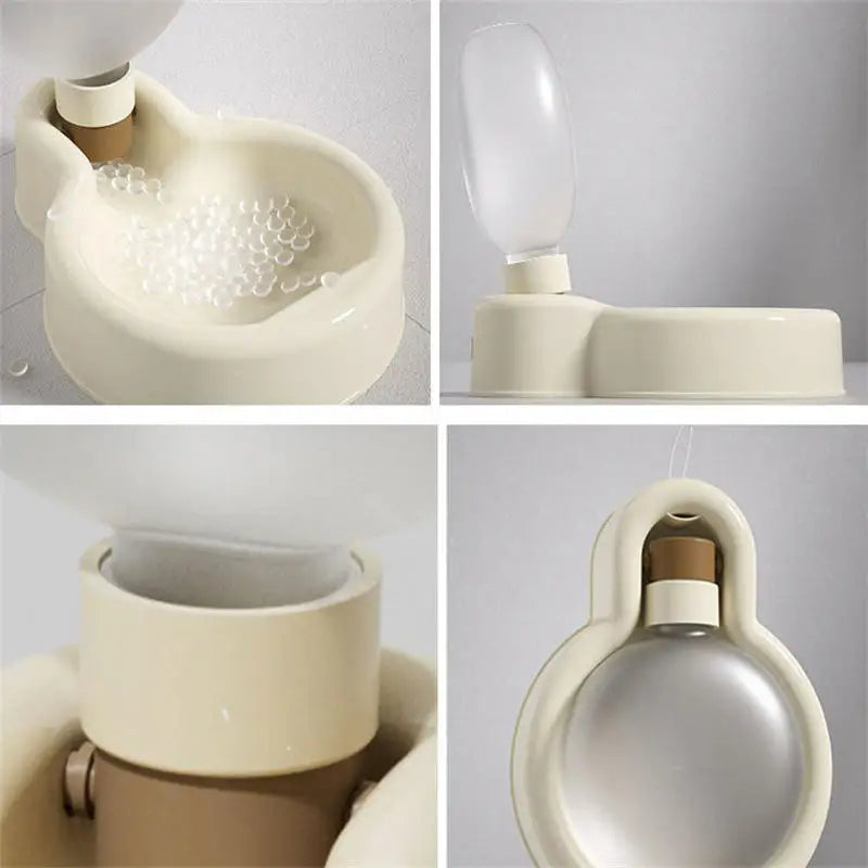 Portable Dog Water Bottle - Leak-Proof Travel Dispenser with Foldable Bowl